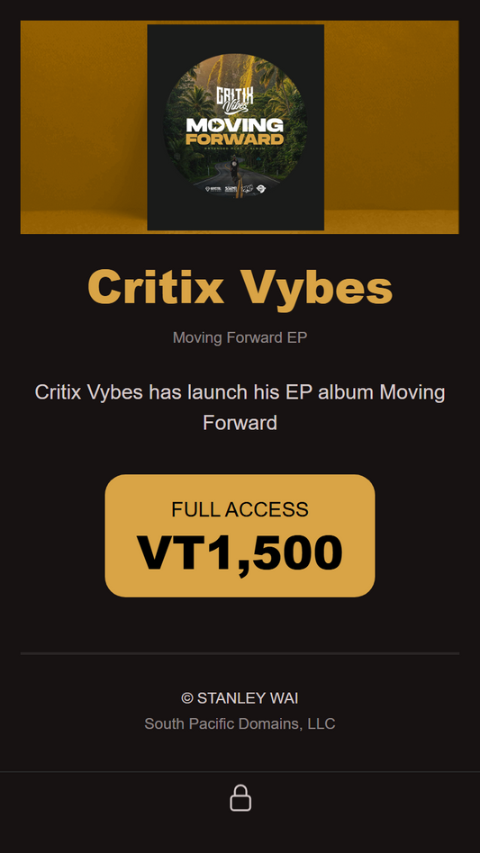 Critix Vybes - Moving Forward EP